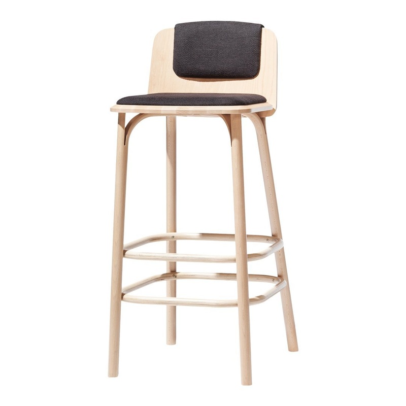 Split Barstool – Upholstered – Beech Frame