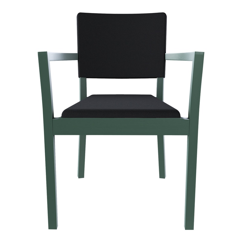 Treviso Armchair – Upholstered – Beech Pigment Frame