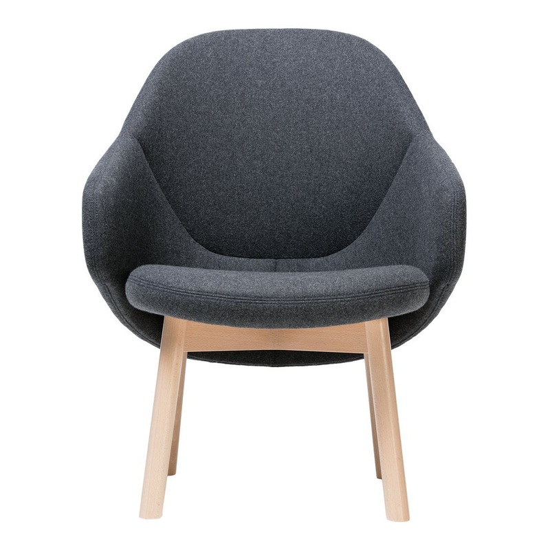 Albu Lounge Armchair – Oak Frame