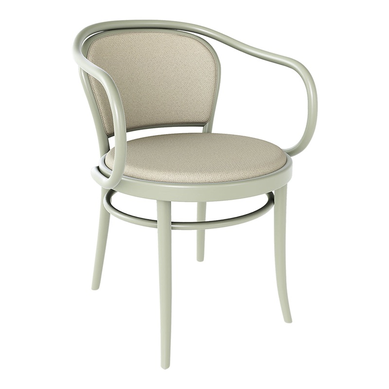 Armchair 33 – Seat Upholstered – Beech Pigment Frame