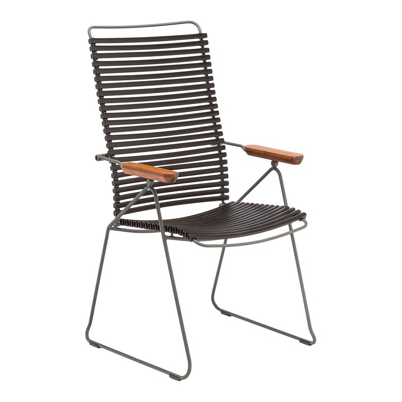 Click Outdoor Position Chair Lamella Black