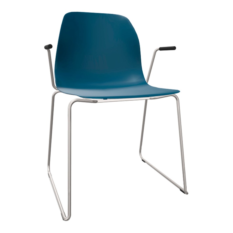 Pelican 09 Open Arm Chair – Sled Base