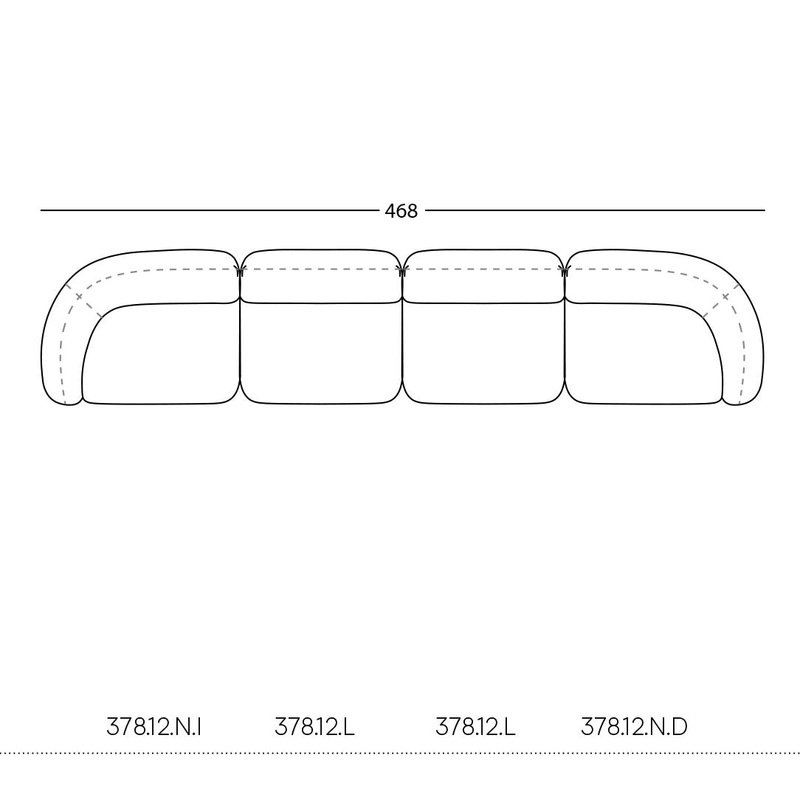Vesta Four-Seater Pre-configured Sofa