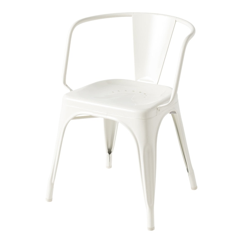 AC16 Armchair – Stackable Pure White – Tolix