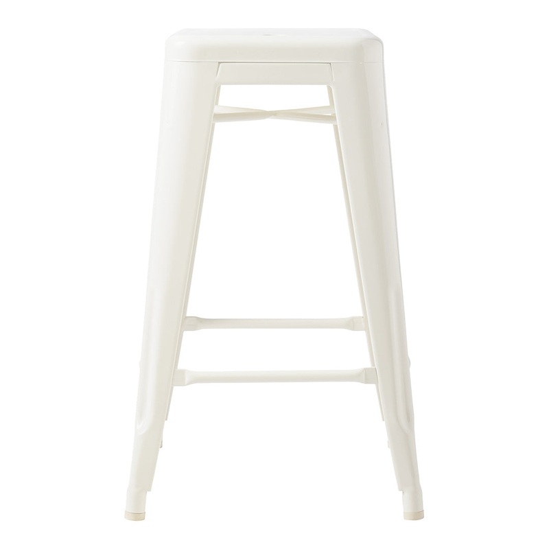 H65 Stool – Outdoor Pure White – Tolix