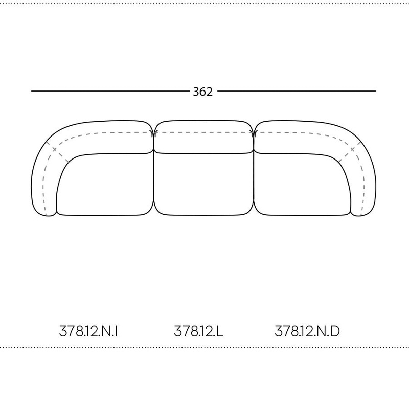 Vesta Three-Seater Pre-configured Sofa