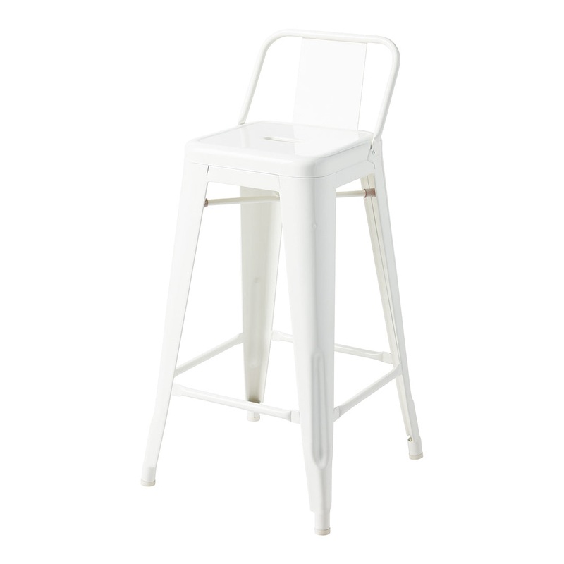 HPD65 Stool – Outdoor Pure White – Tolix