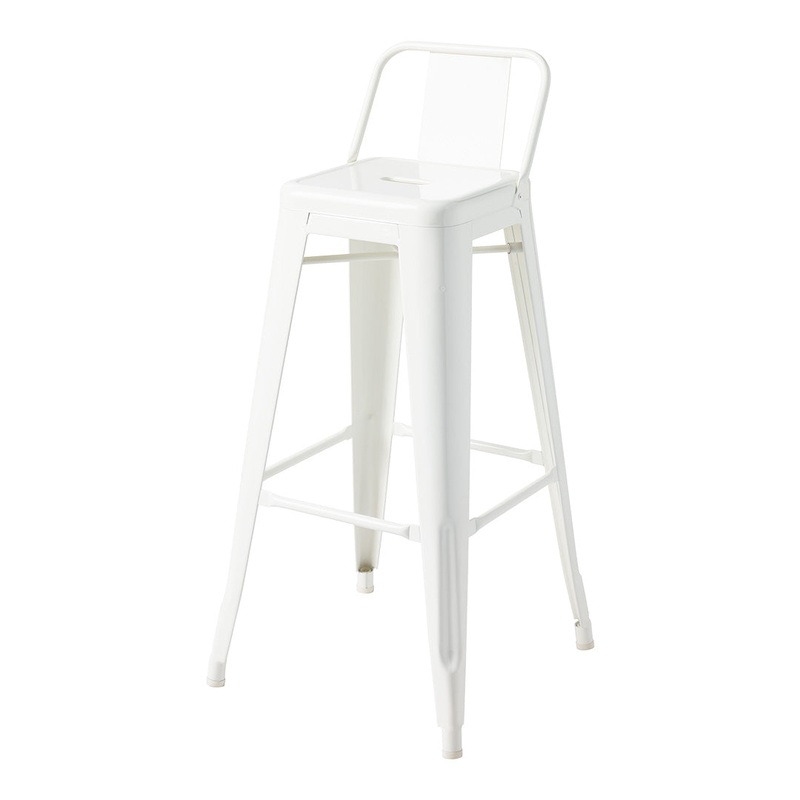 HPD75 Stool – Outdoor Pure White – Tolix