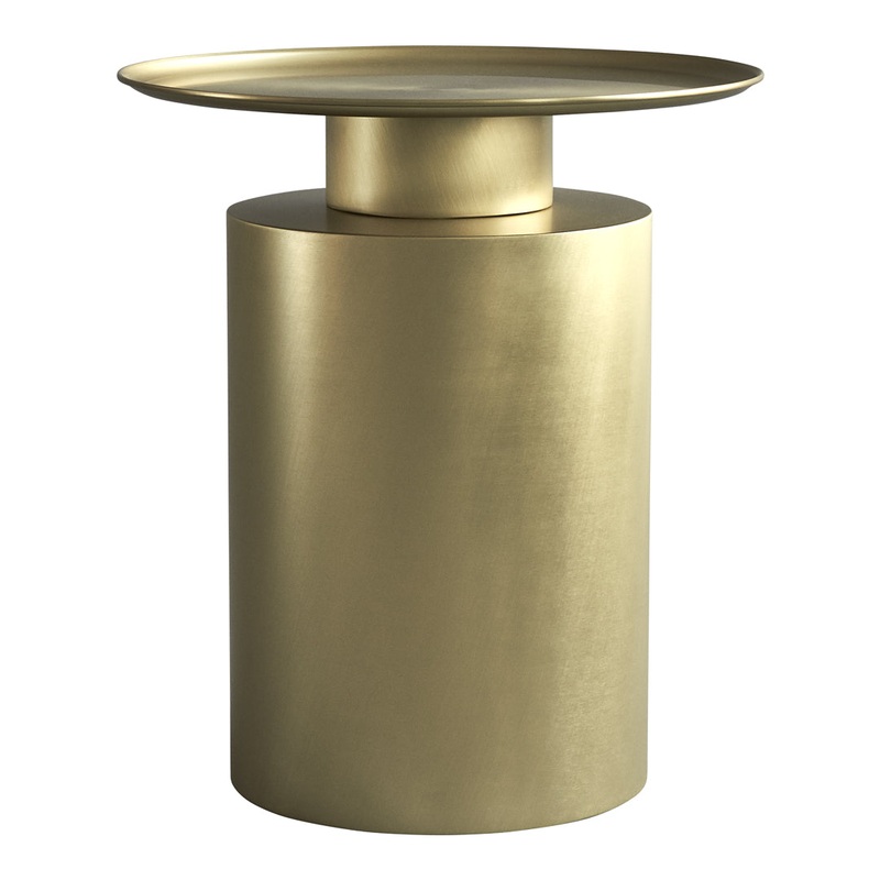 Pillar Side Table Brass – 101