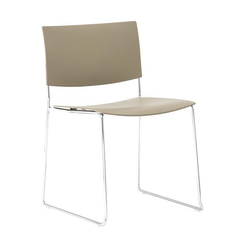 Sit SI1201 Chair – Sled Base – Stackable White (RAL 9003)