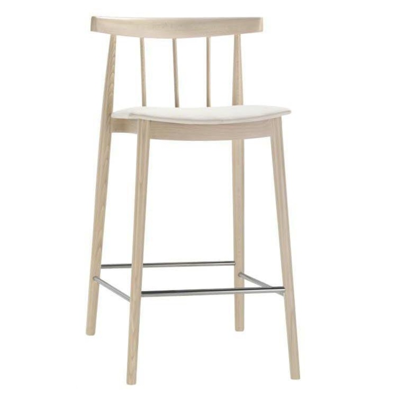 Smile BQ0328 Spindle Back Bar Stool – Seat Upholstered