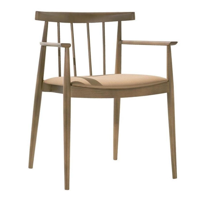 Smile SO0334 Spindle Back Armchair – Seat Upholstered