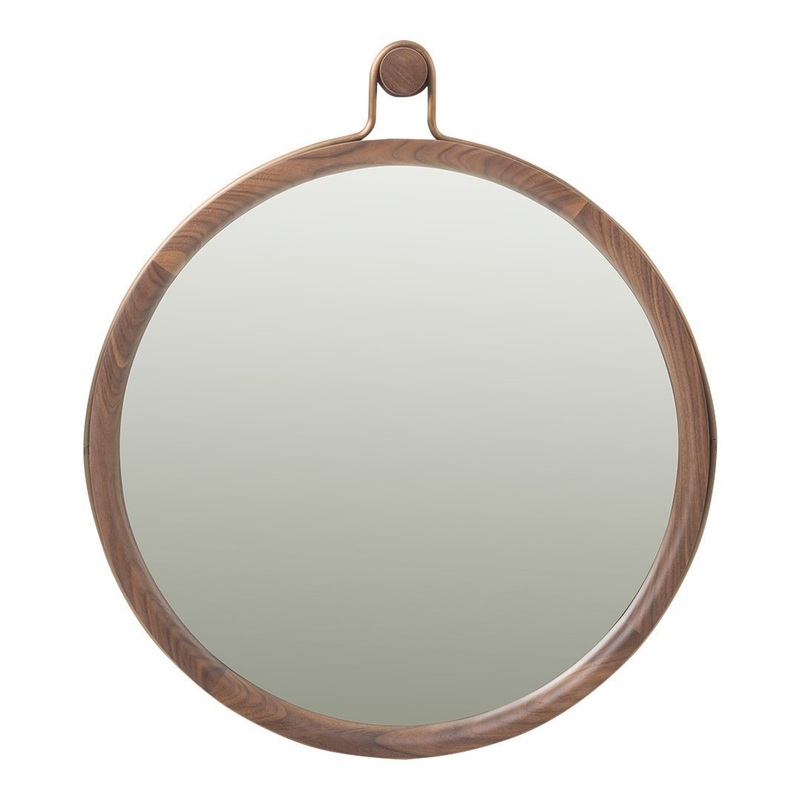Utility Round Mirror