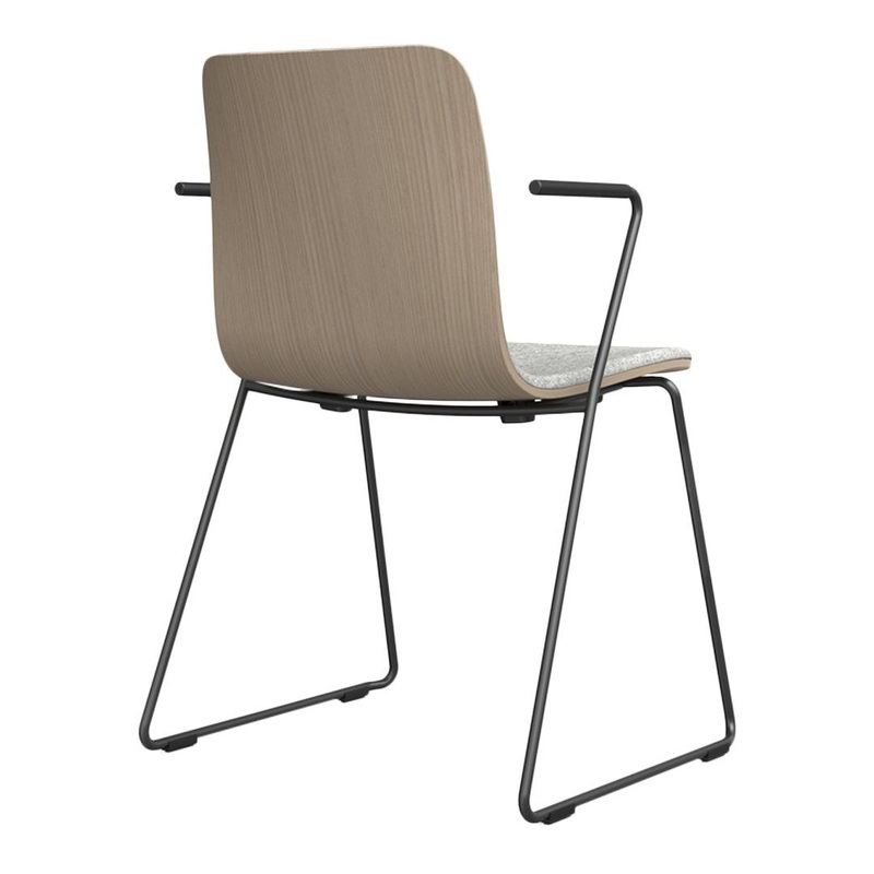 Sola Armchair – Sled Base – Seat & Backrest Upholstered