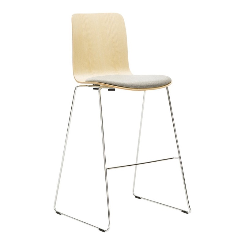Sola Bar Stool – Sled Base – Seat Upholstered