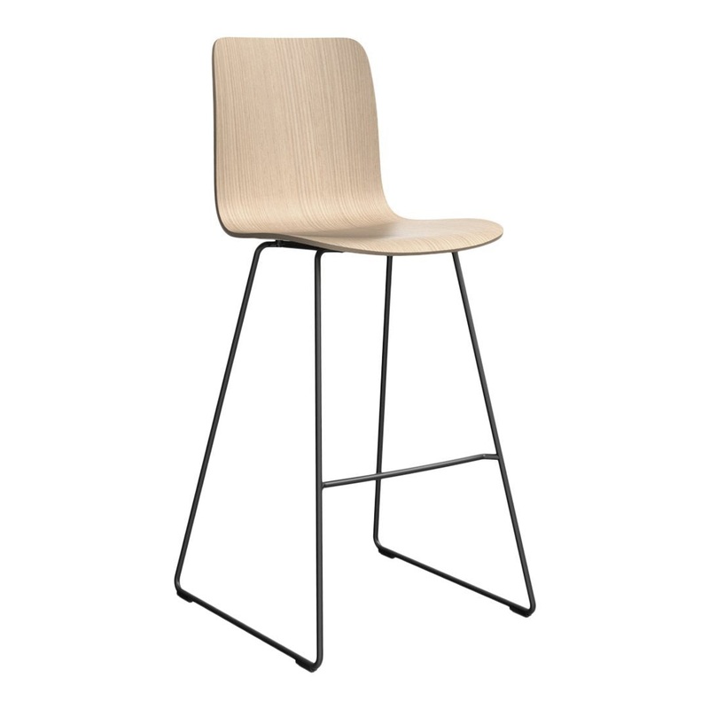 Sola Bar Stool – Sled Base – Unupholstered
