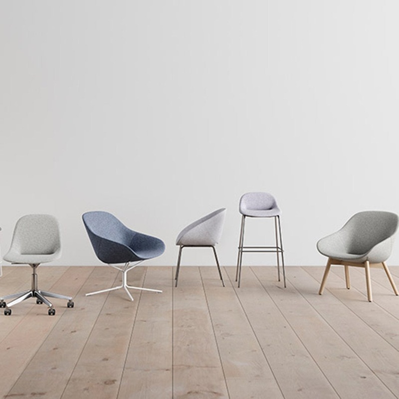 Beso Lounge Chair – Wood Base