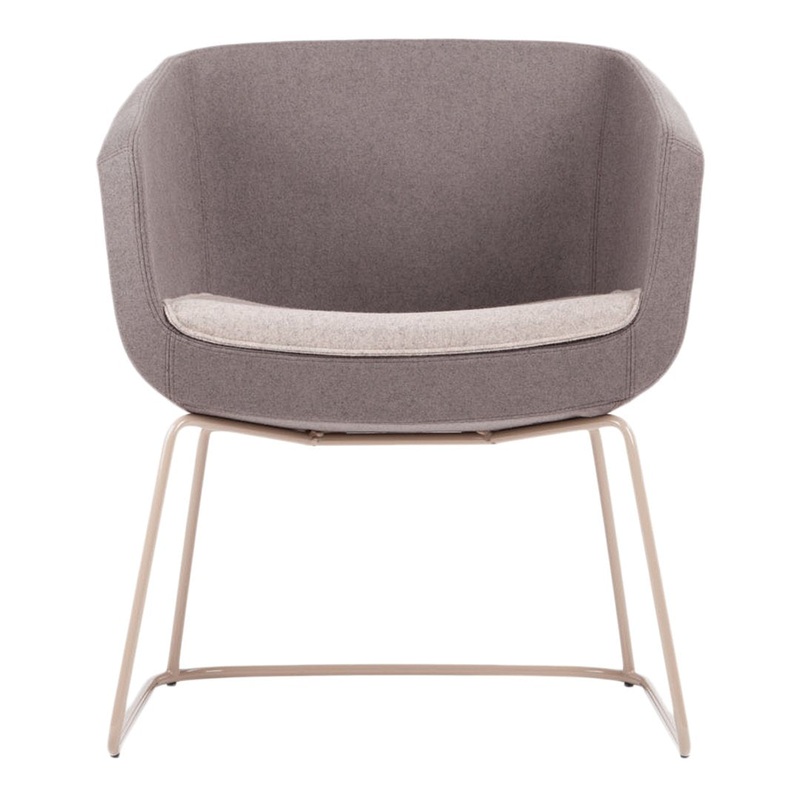 Arca 5095 Small Armchair – Sled Base