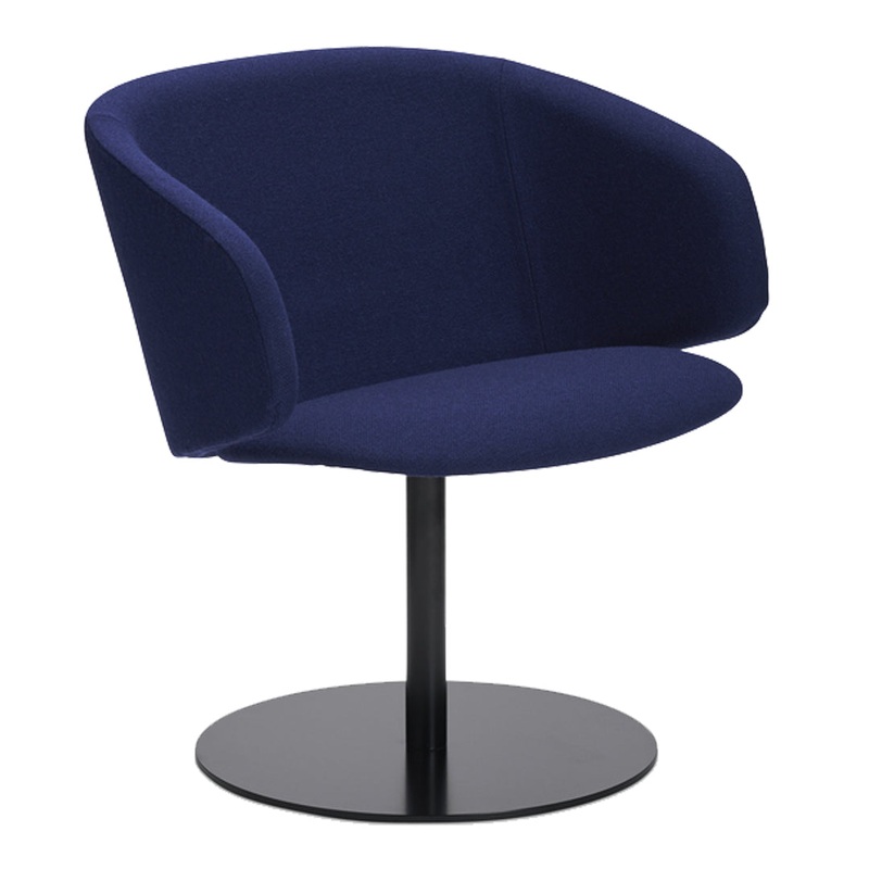 Sola Lounge Armchair – Disc Base, Low Back