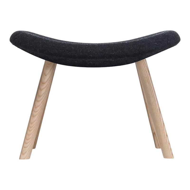 Auki Footstool – Wooden Base