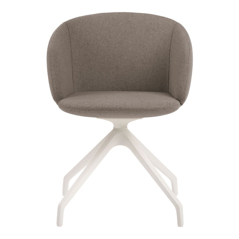 Not 4098 Mini Armchair – Aluminum Swivel Base