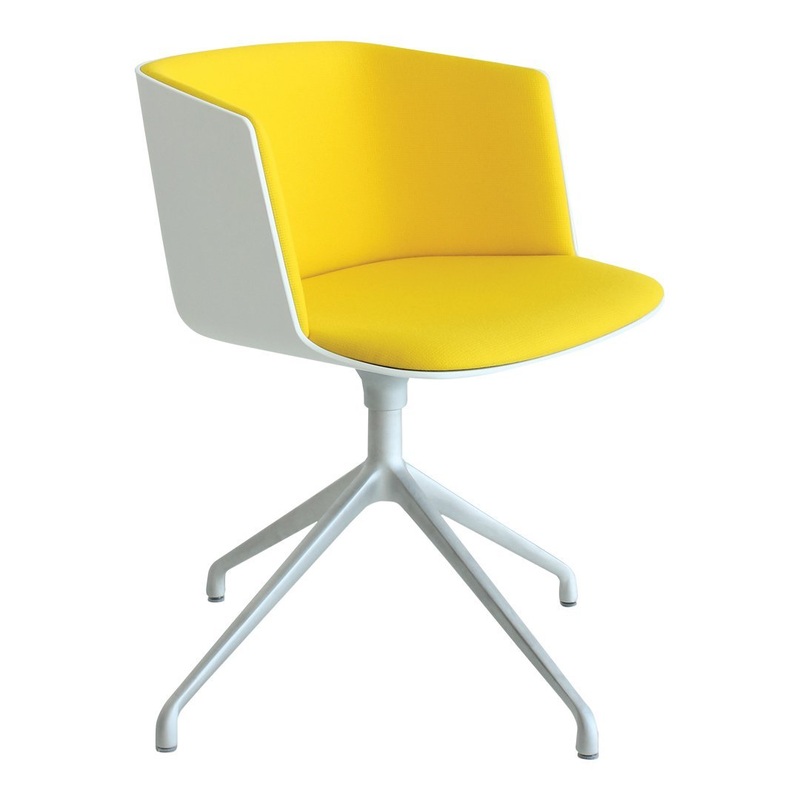 Cut Office Chair – 4-Star Base, Seat Upholstered