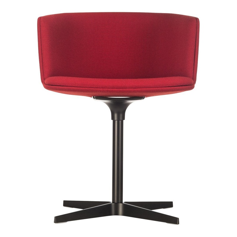 Cut Office Chair – Cross Base, Fully Upholstered