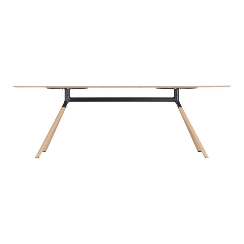 Fork Rounded End Desk Table (63-70.9″ L)