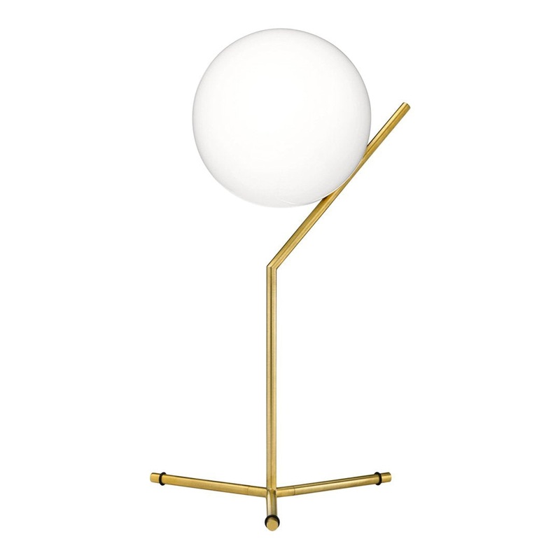 IC T Table Lamp Brass