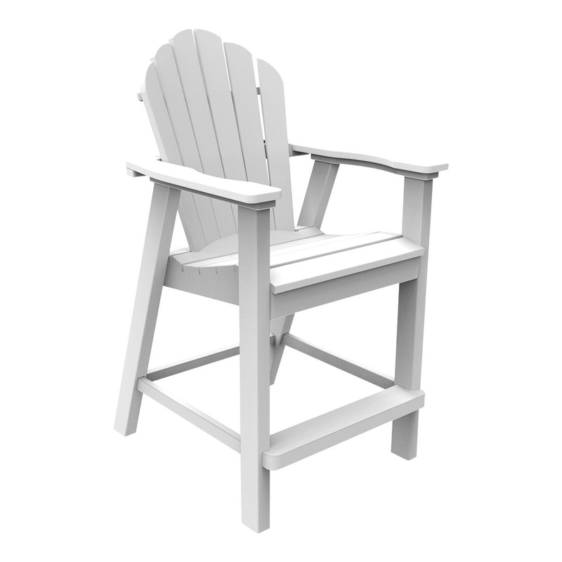 Adirondack Classic Balcony Chair SSC White