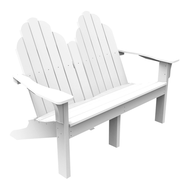 Adirondack Classic Love Seat SSC White