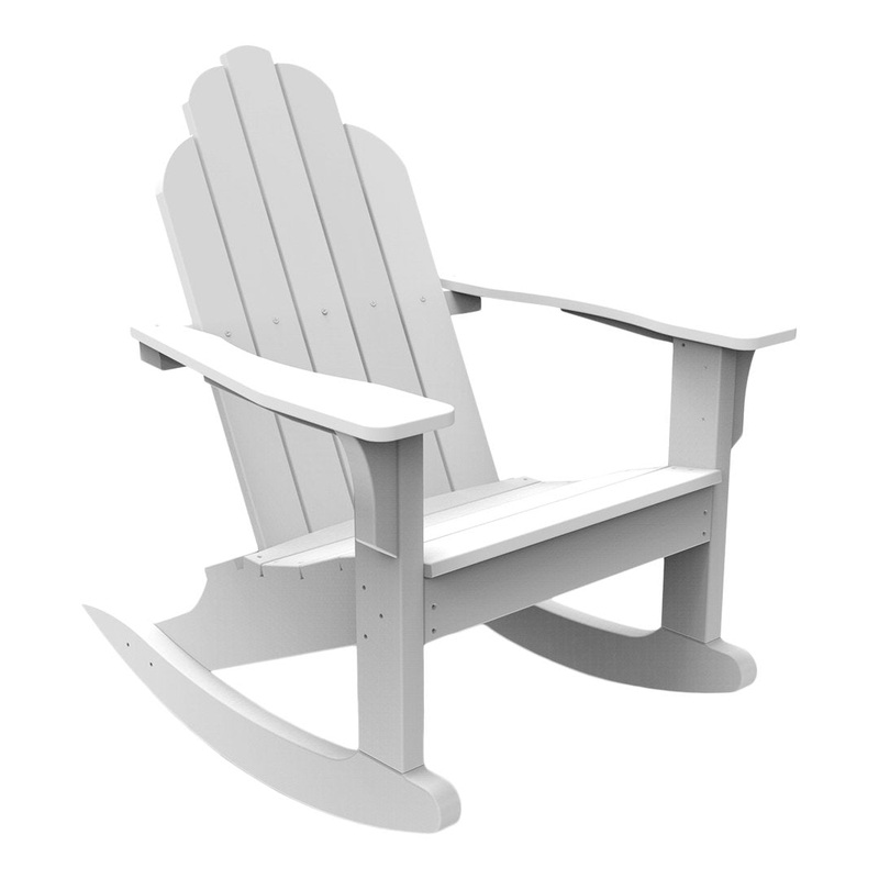 Adirondack Classic Rocker Chair SSC White
