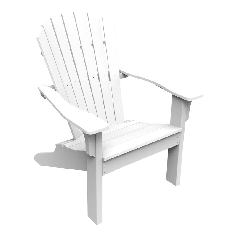 Adirondack Shellback Chair SSC White