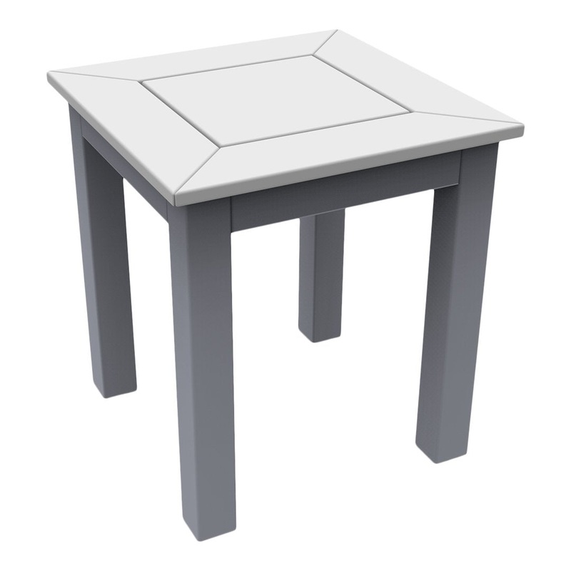 DEX Square Side Table SSC White