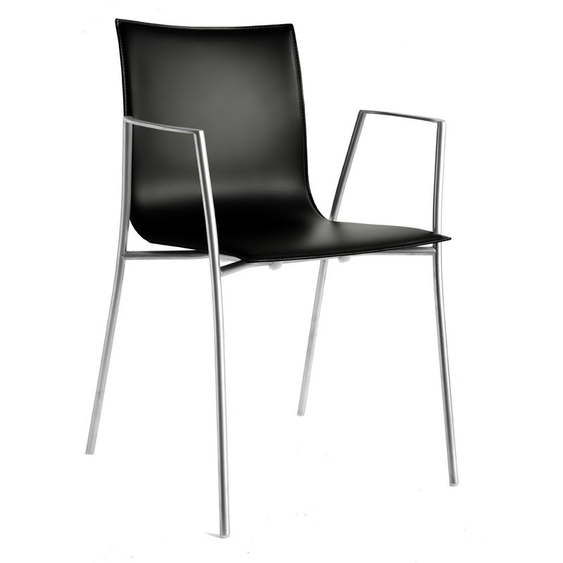 Thin Dining Armchair – Leather