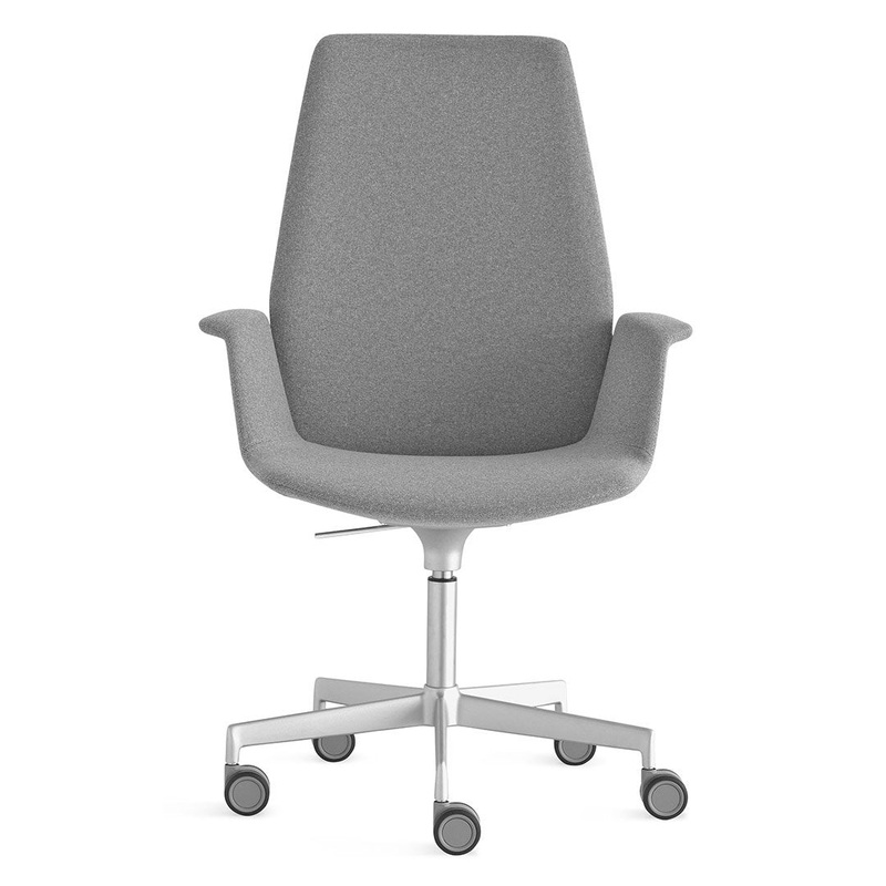 Uno High Back Office Chair – Swivel Base with Casters, Adjustable