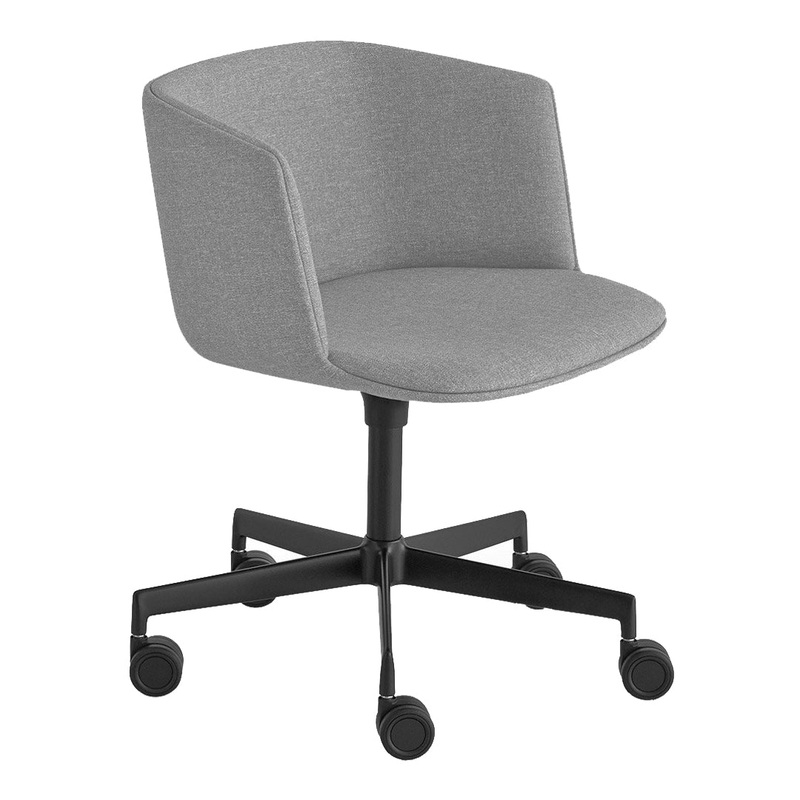 Cut Office Chair – Swivel Base w/ Casters, Fully Upholstered, Fixed
