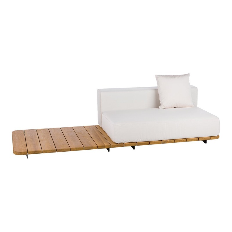 Pal Double Seat + Back – Left w/ Right Extended Platform