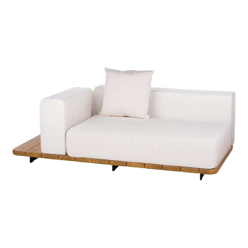 Pal Double Seat + Back – Right Arm w/ Right Platform