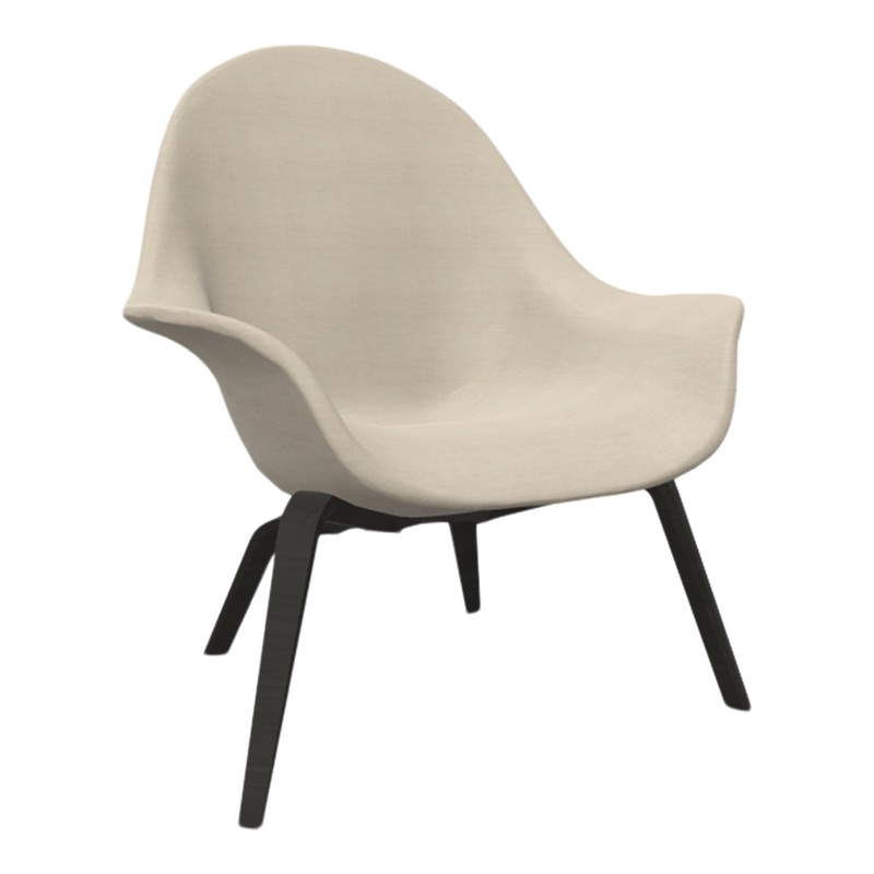 Atticus 08 Lounge Chair  – High – 4 Leg, Wood