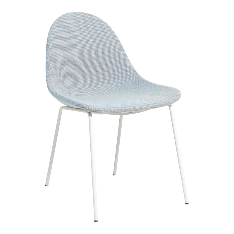 Atticus 08  Side Chair – 4 Leg, Lacquered Metal