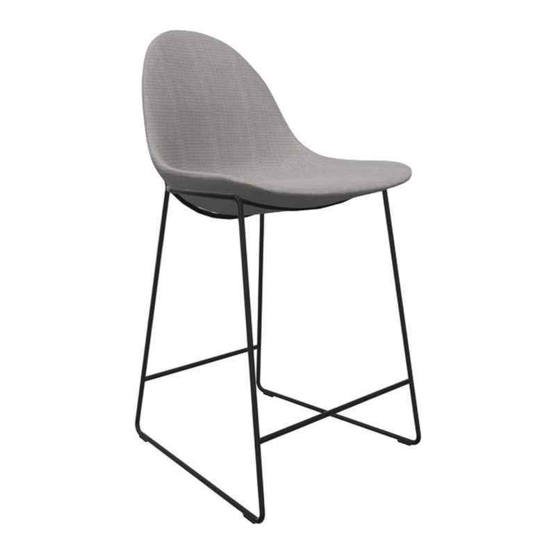 Atticus 09 Counter  Chair – Sled Base