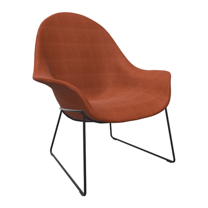 Atticus 09 Lounge Chair  – High –  Sled Base