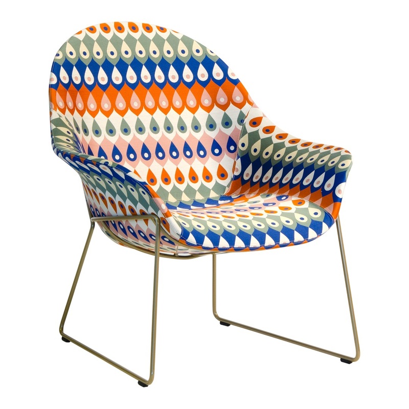 Atticus 09 Lounge Chair  – Low –  Sled Base