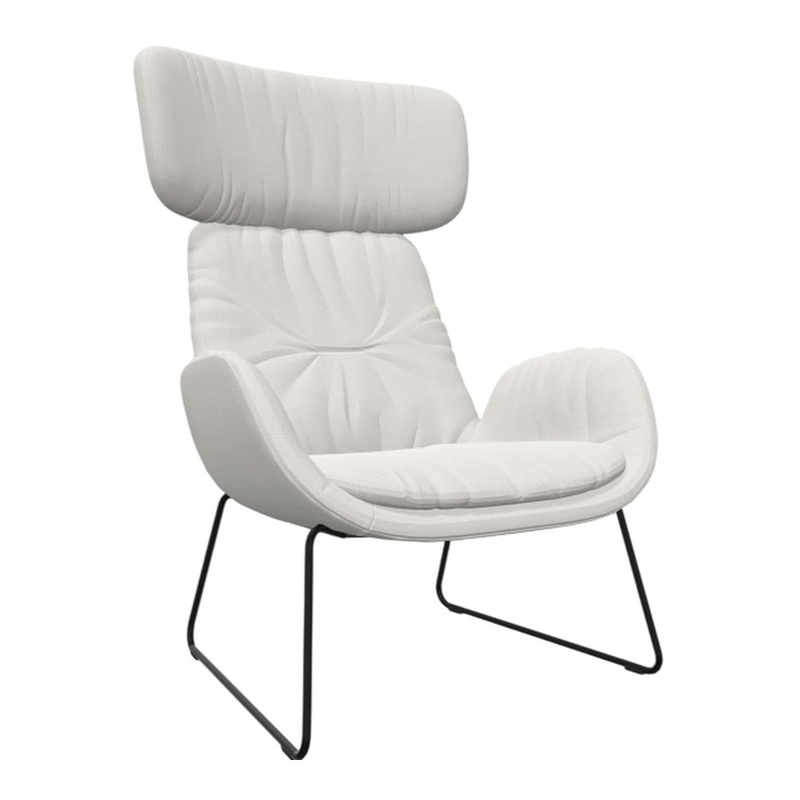 Milo 09 Wing Chair – Sled Base