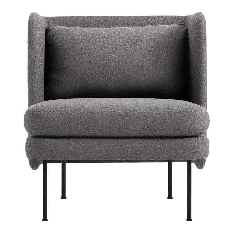 Bloke Lounge Chair Gabro Grey