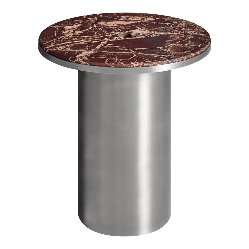 Plateau Side Table Cherry Marble