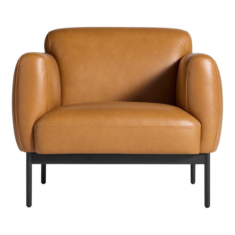 Puff Puff Lounge Chair Tomato Velvet