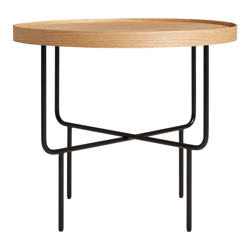 Roundhouse Side Table White Oak