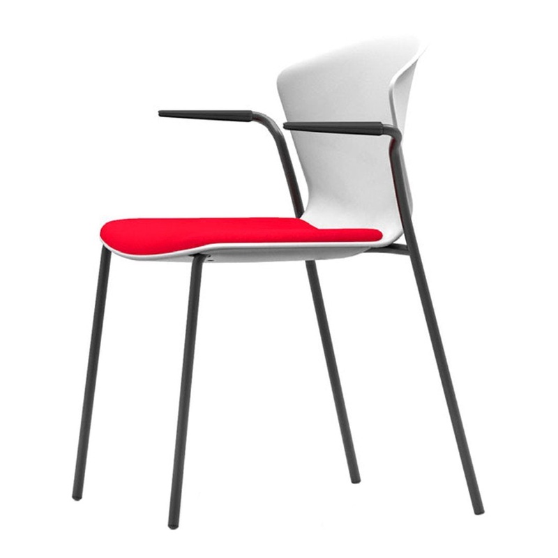 Whass Stackable Armchair – Seat Upholstered